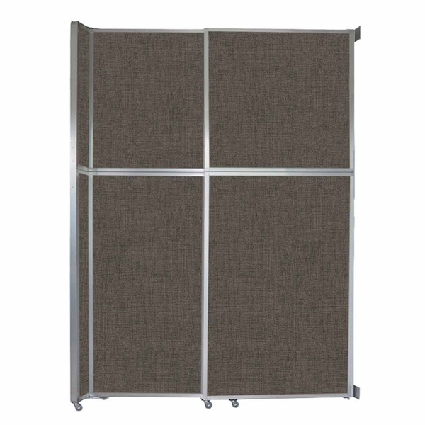 Operable Wall Sliding Room Divider 6'10" x 10'3/4" Mocha Fabric